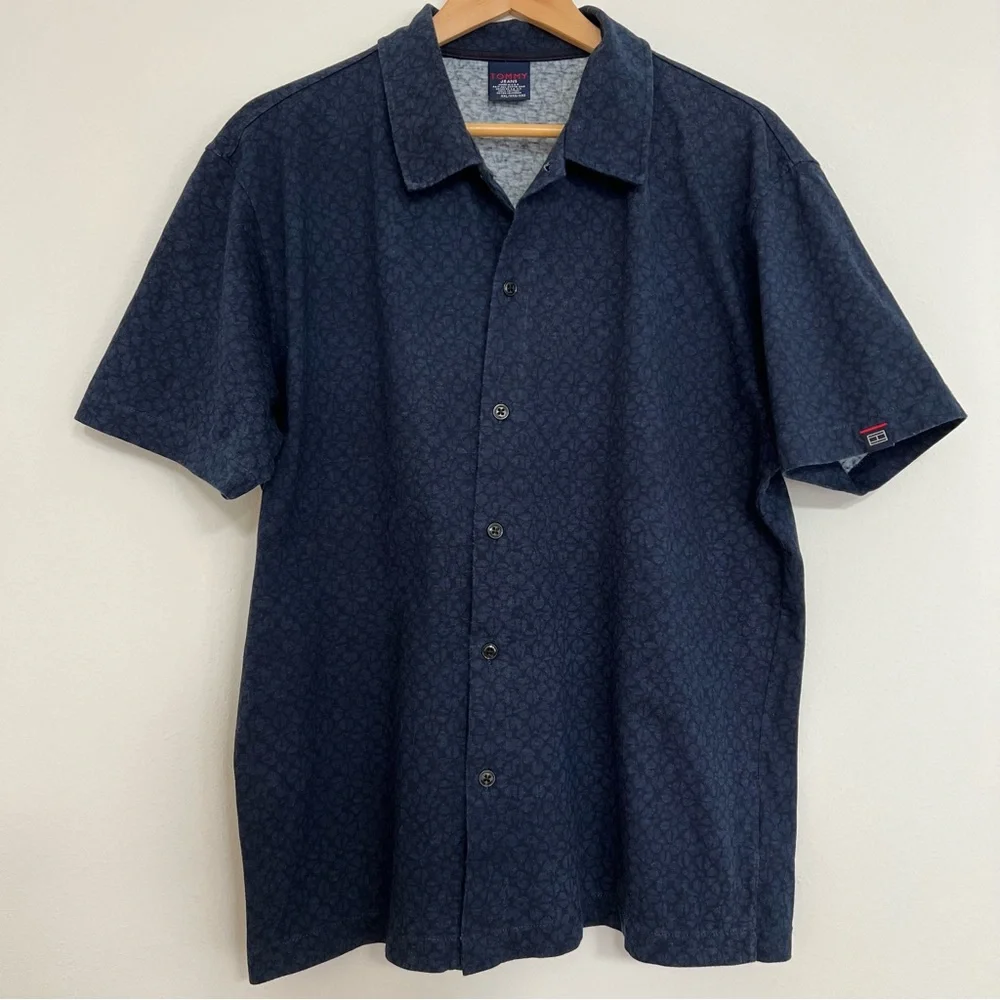 Tommy Hilfiger Tommy Jeans Shirt Button Down in Blue